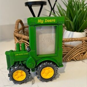 Enesco John Deere Tractor Tabletop Picture Frame MY LITTLE DEERE Green Yellow